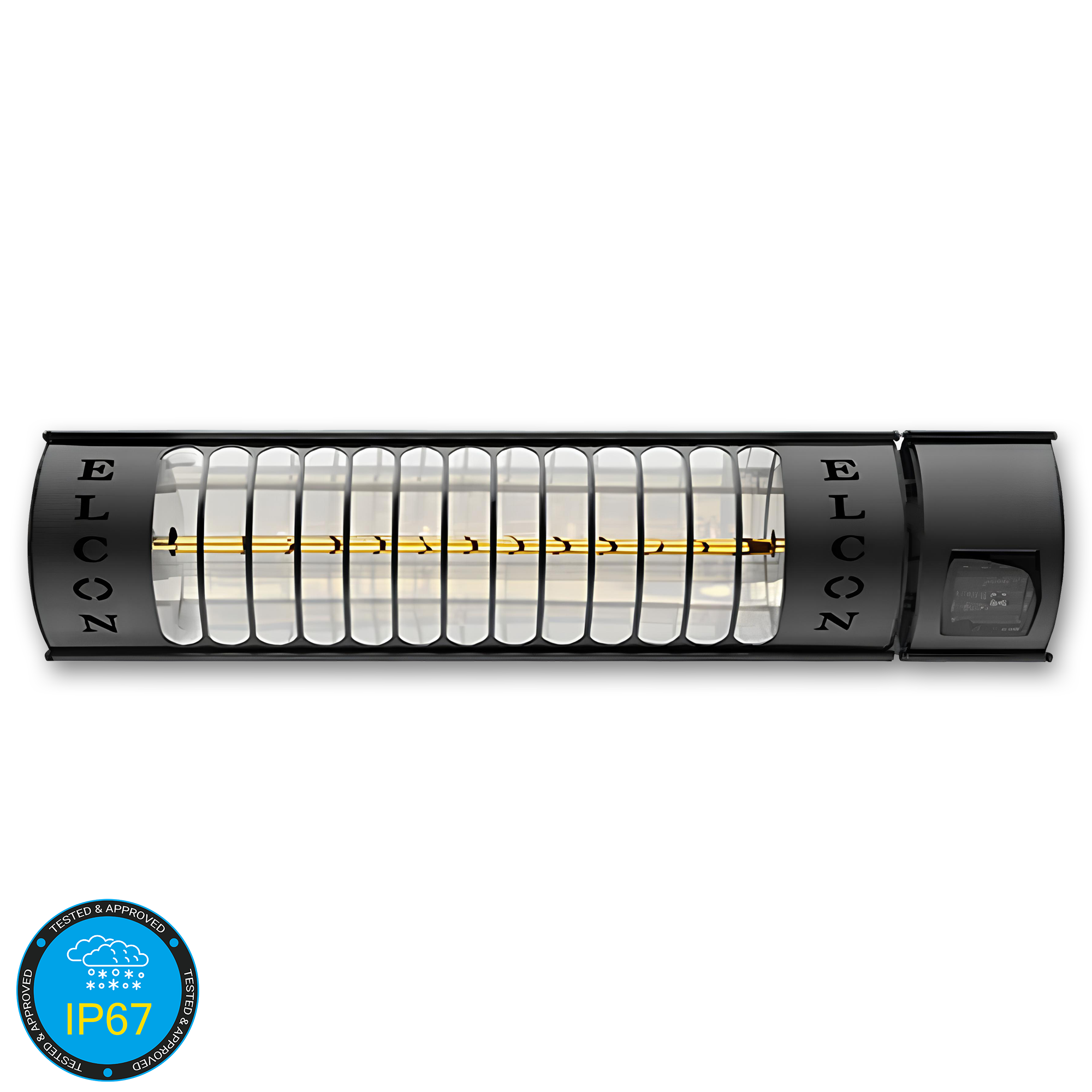 Hava Koşullarına Dayanıklı Açık Hava Uzaktan Kumandalı Elektrikli Infrared Isıtıcı RCH-2000/4