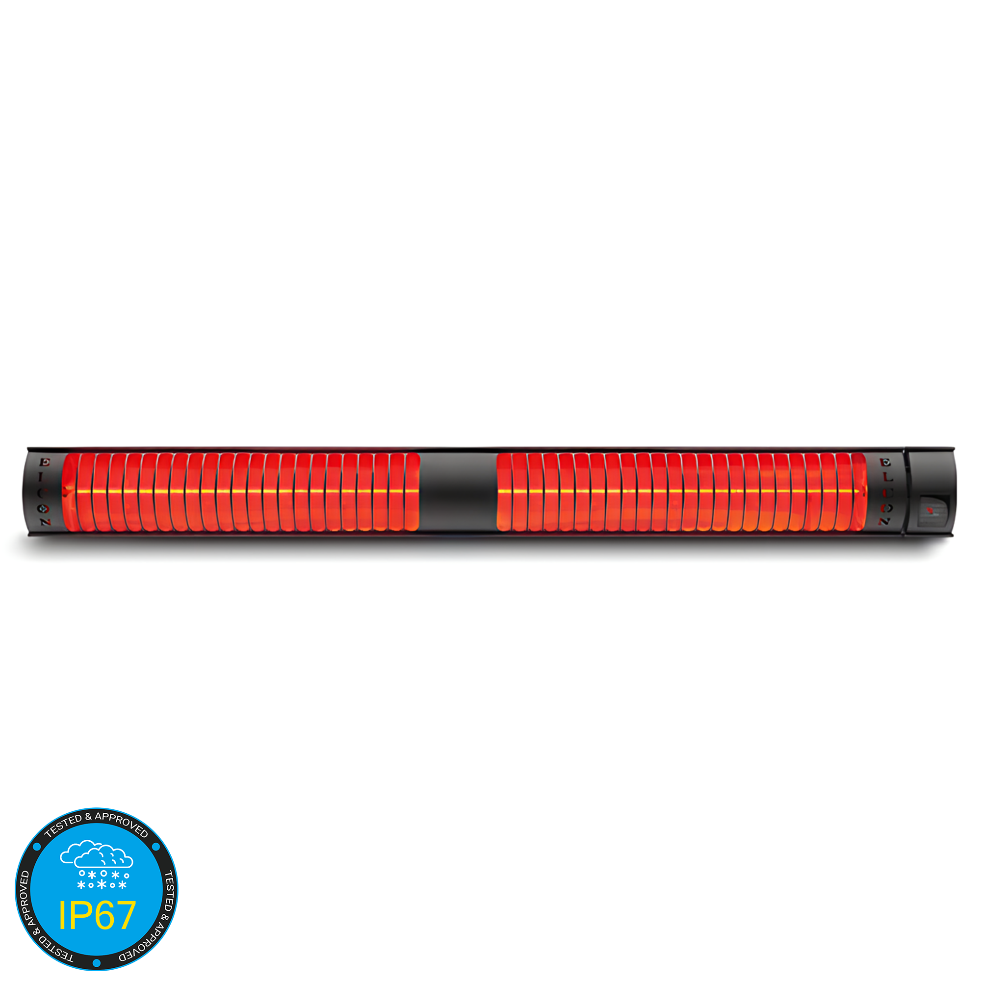 Weatherproof Outdoor Remote Controlled Electric Infrared Heater RCH-4000/12