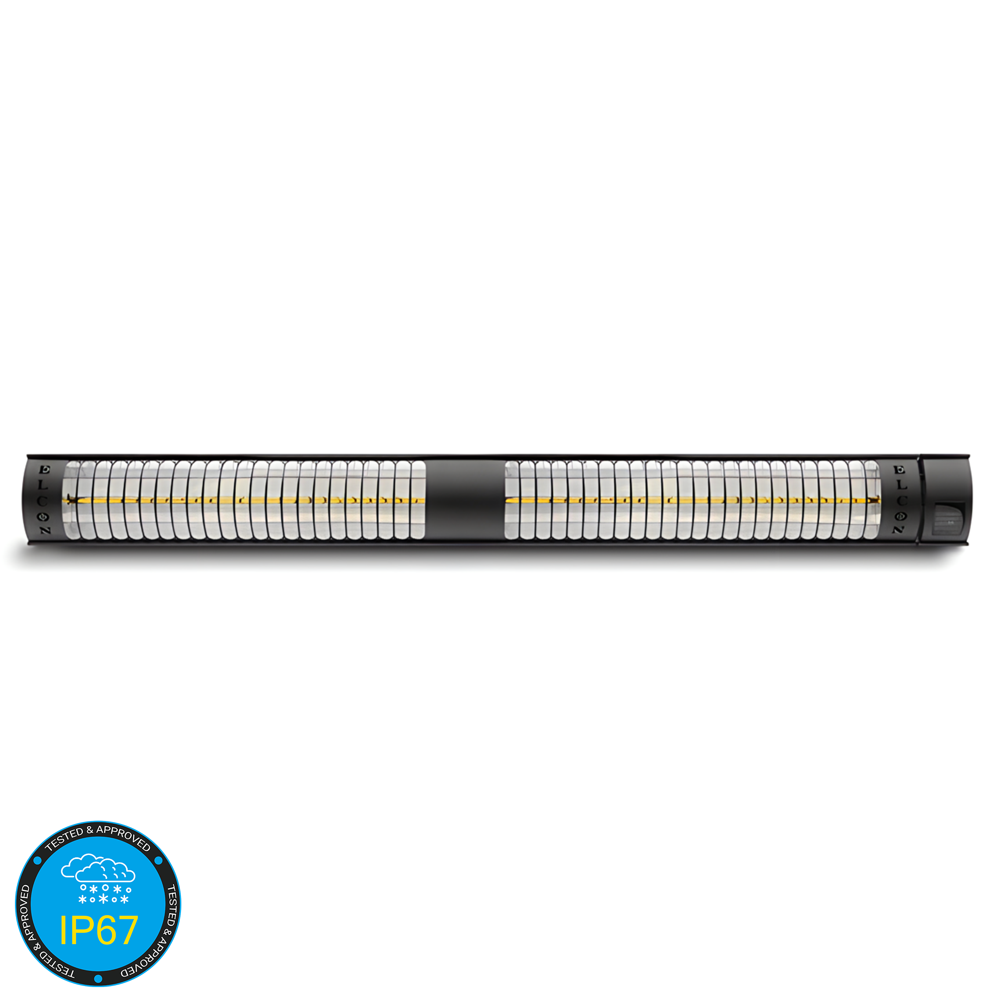 Weatherproof Outdoor Remote Controlled Electric Infrared Heater RCH-4000/8