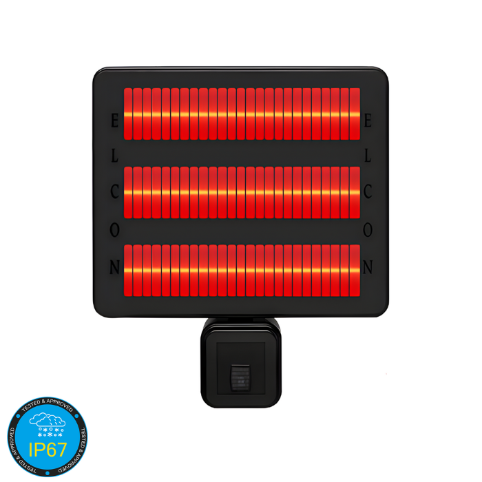 Hava Koşullarına Dayanıklı Açık Hava Uzaktan Kumandalı Elektrikli Infrared Isıtıcı RCTH-6000