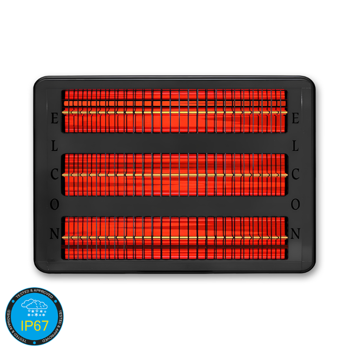 Hava Koşullarına Dayanıklı Açık Hava Elektrikli Infrared Isıtıcı BTH-6000